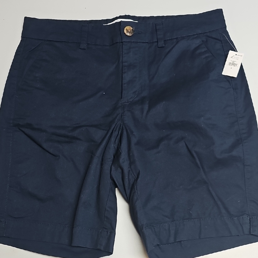 NWT Old Navy Mid Rise Everyday Shorts Sz 6 Dark Navy